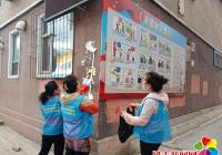 走街串巷藍馬甲，助力創城人人夸
