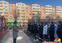扶余市人大常委會、前郭爾羅斯蒙古族自治縣委組織部到河南街道 “紅心物業”參觀學習